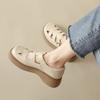 Baotou Sandals Women's 2025 New Summer Thick-soled Hole Retro Woven Pig Cage Shoes Sports French Roman Shoes