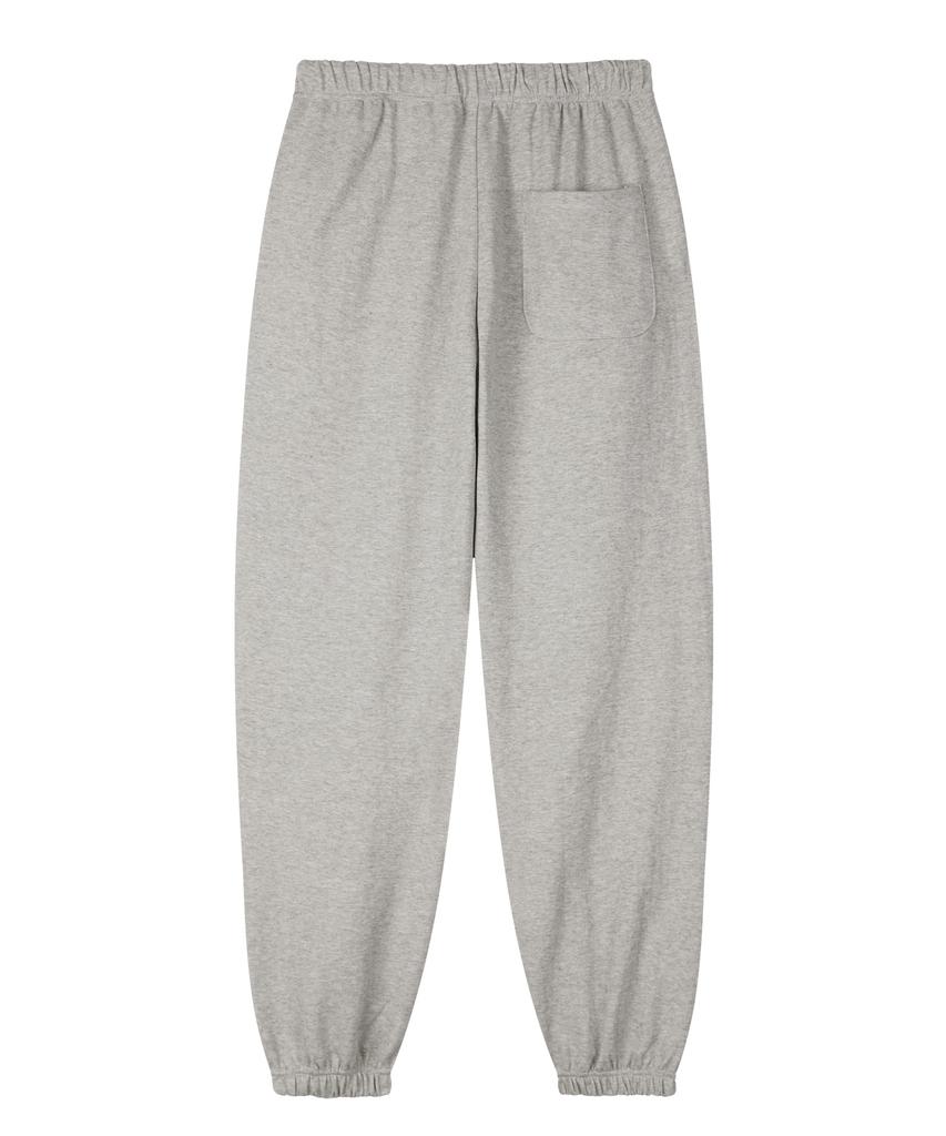 TOPBOY [Non-Fleece Or Fleece-Lined] Essential Elastic Waist Sweat Jogger Pants Melange