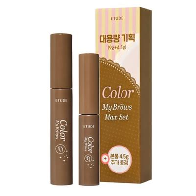 Innocent False Brow Collar 4.5g + 9g Large Capacity Set, No. 4 Natural Brown, 1 Set