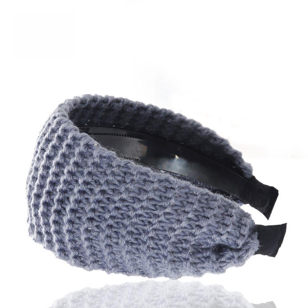 Fashion Wide Winter Wool Knitted Headband Hair Accessories Head Wrap Handmade Headwear