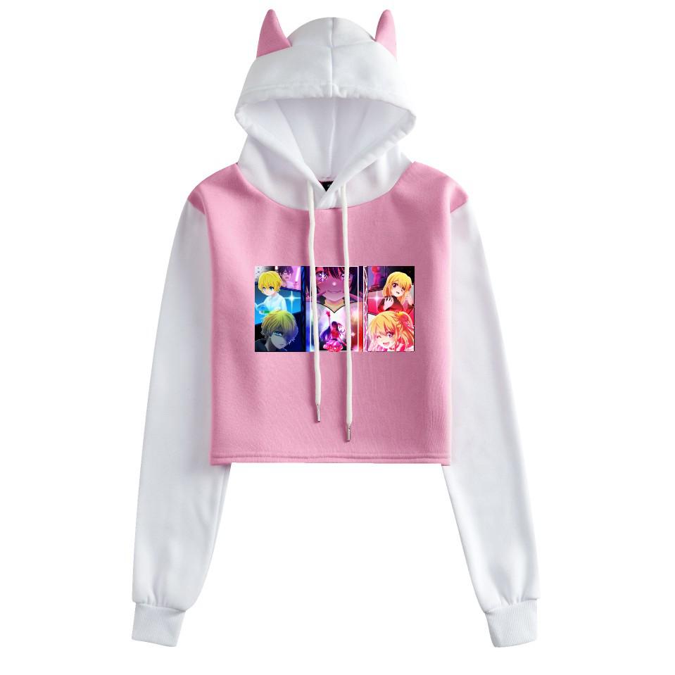 2023 Oshi No Ko My Starry Child Anime Cat Ear Hoodie