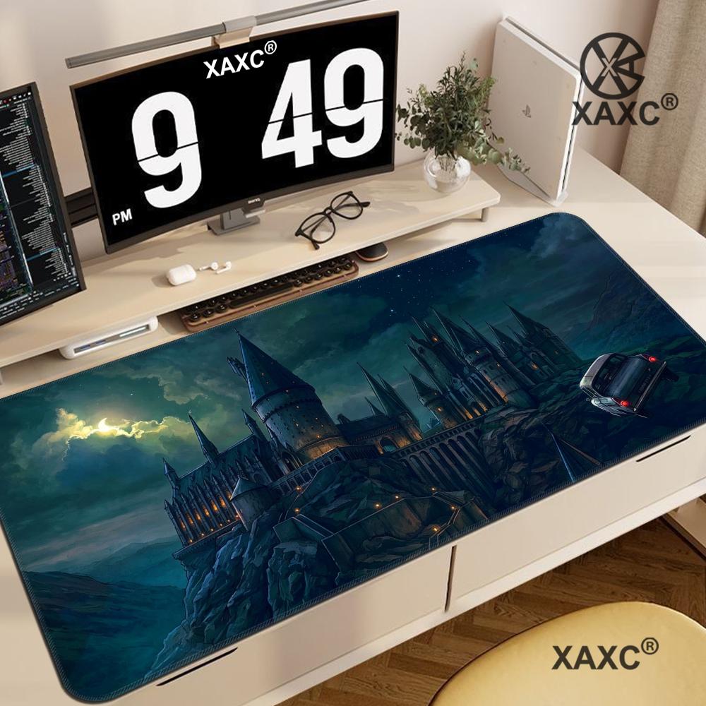 Gaming Mouse Pad Anime HHogwarts Castle Magic Style NonSlip Rubber Extended Desk Mat Laptop XXL Keyboard Pad for Gamer HYBXXC 800x400x2mm
