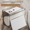 Storage Box, Wall-mounted Toilet Paper Box, Bathroom Tissue Box, Transparent Toilet Paper Box, Toilet Paper Box