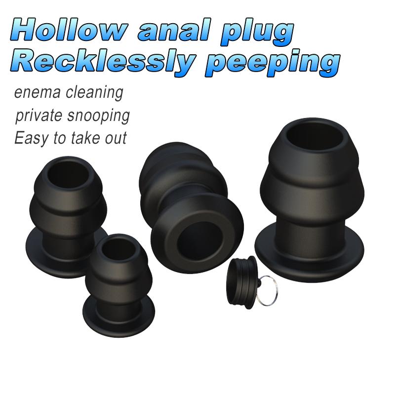 Hollow Butt Plug Dilation Anus Expansion Ass Dilator Female Pussy Expander Toy For Men
