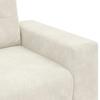 Sofa Set 3 Pcs Cream 221 X 80 X 80 Cm Velvet