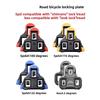 Fietssnelweg Lock Plate Splint Set Fiets Lock Schoen Lock Plate Rood Geel en Blauw SP/LOOK Groothandel