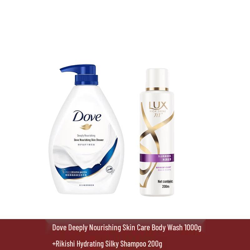 Набор Dove Глубокое питание для тела и Увлажняющий шампунь