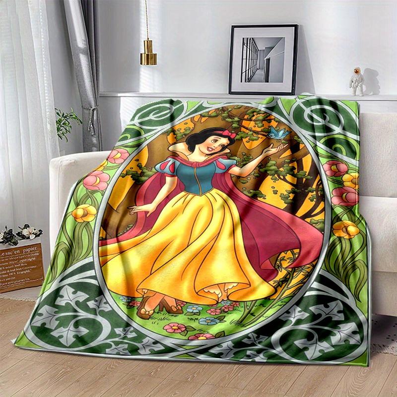 

1pc, Enchanting Snow White Home Decor Blanket: A Magical Gift for Your Bedroom, Living Room, or Travel, Flannel Throw, Sofa Blanket 80x120cm