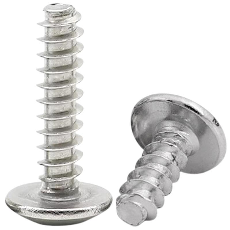 201 Stainless Steel Large Flat Head & Tail Self-Tapping Screw (Umbrella/Mushroom Head) M2-M6