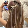 2pcs Korean Lace Bow Hair Clip Trend Long Ribbon Hairpins Barrettes Headband for Women Girl Hair Accessories Wedding Jewelry