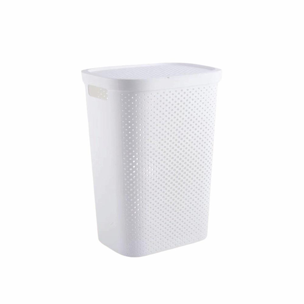 Japanese Style Dirty Clothes Basket Hollow out Laundry Basket Clothes Storage Basket  Household