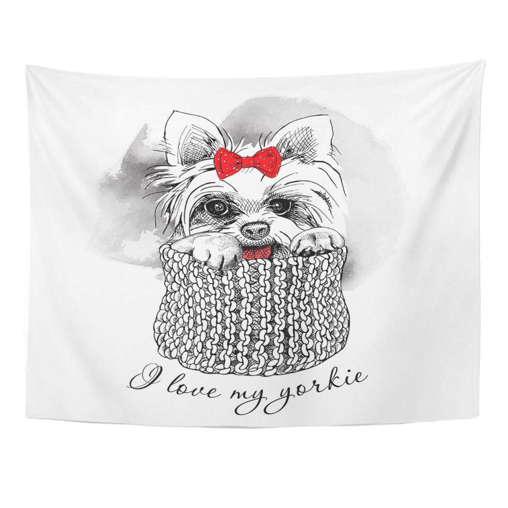 Yorkie Cairn Terrier Terrier Dog Rubber Stamp Westie