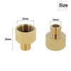 M22 22mm Female Thread To 14mm Male Metric Adapter Pressure Washer Adapter Brass High Pressure Cleaning Machine Outlet Pipe Join