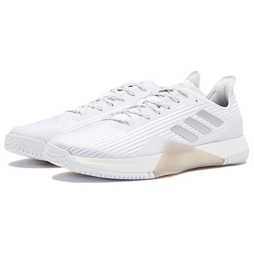 Adidas Crazy Train Series Non-Slip Lightweight Low-Top Basketball Shoes Men Sneakers White BA8003