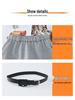 High Waist Micro-Flare Pants: Women's Spring/Summer Slimming Casual Floor-Length Style with Fake Two-Piece Design