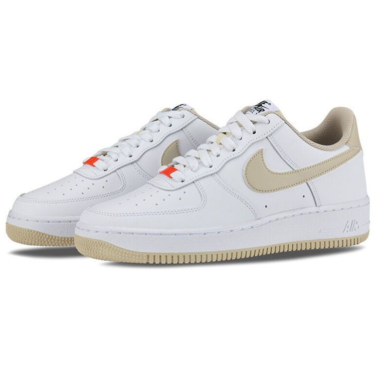 Nike Air Force 1 Low 07 White Rattan Unisex Sneakers Team-Orange Coconut-Milk DZ2771-121