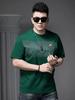 European Goods 2025 New Summer Men's Short-Sleeved T-Shirt Trendy Brand Printed Embroidered Round Neck Half-Sleeved Casual Top T-Shirt