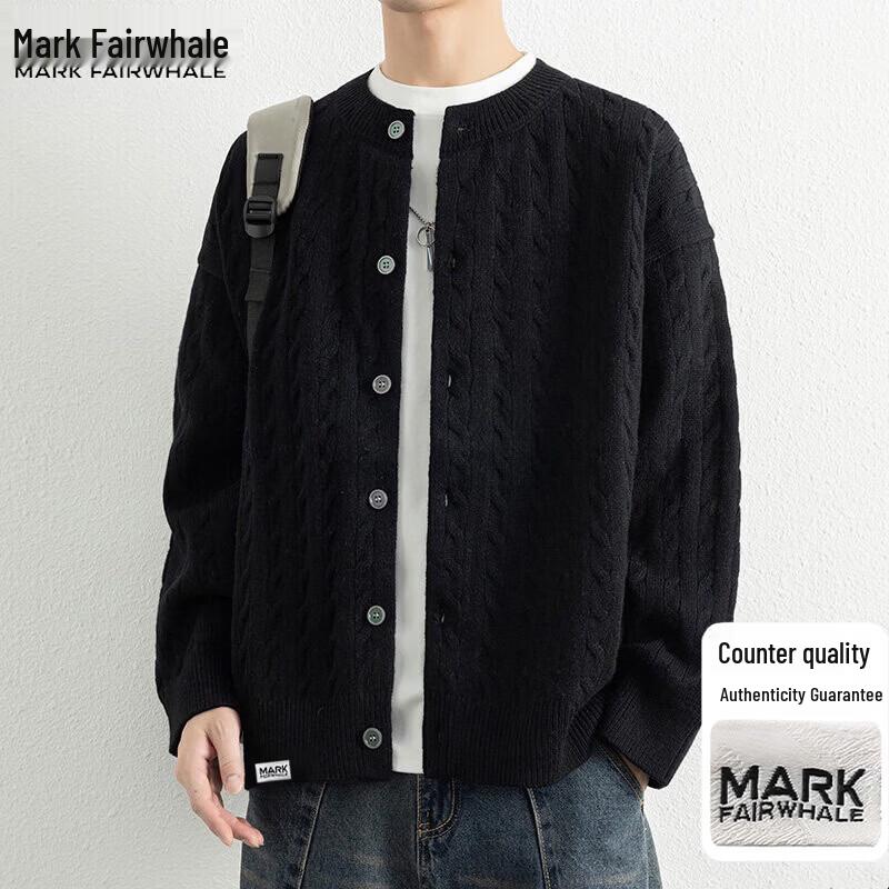 Mark Fairwhale Men's Long Sleeve Knitted Cardigan
