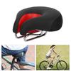 Ergonomic Mountain Bike Cycling Bicycle Noseless Shape Saddle Cushion Pad Seat Red