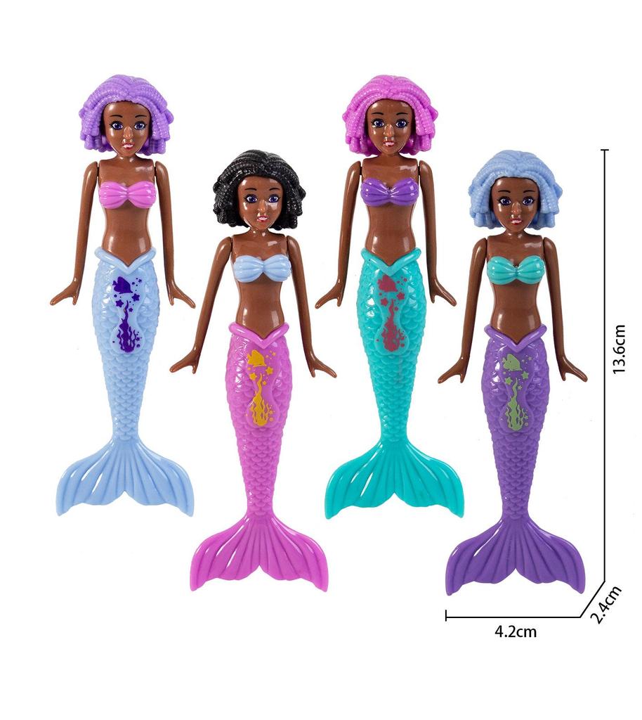 Mermaid Shell Water Play Toys - Sinking & Rotating for Kids