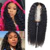 Peruvian Curly Human Hair Wig Glueless Lace Front Human Hair