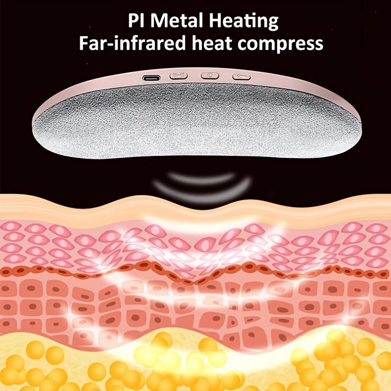 Přenosná bezdrátová vyhřívací podložka, menstruační vyhřívací podložka Přenosný elektrický rychlý zahřívací pás na břicho