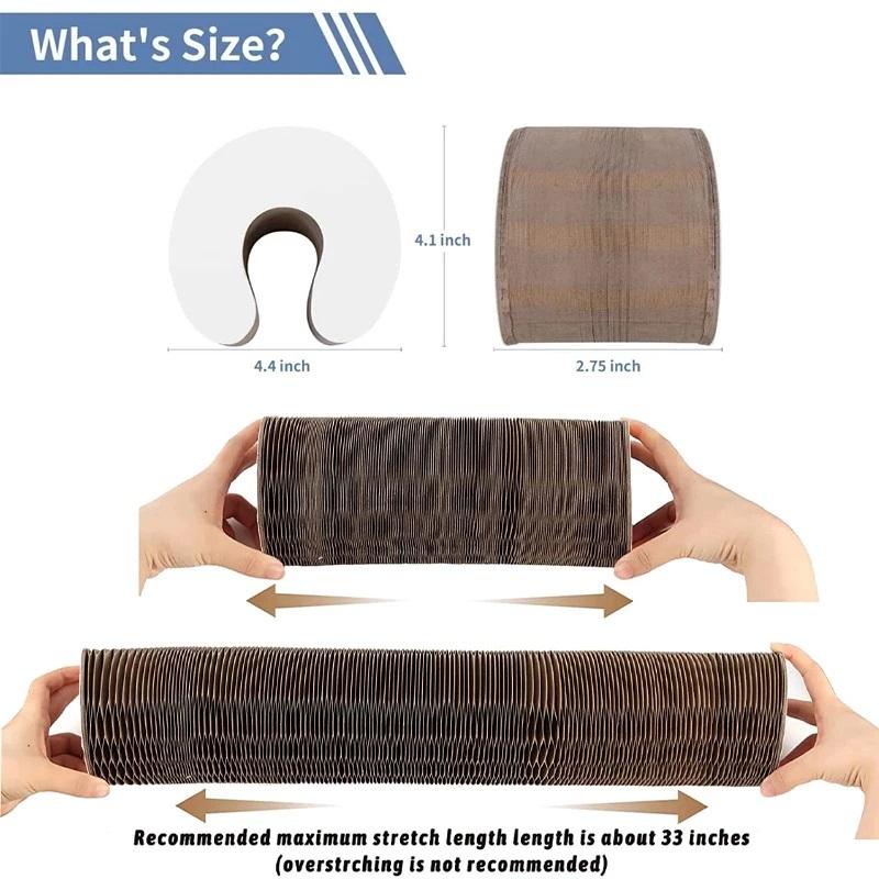 Магічний Орган Котодрапка Іграшка для Кішок Дошка для Дряпання Круглий Гофрований Стовпчик-Дряпалка Іграшки для Котиків Точилка для Кігтів Аксесуари для Кота