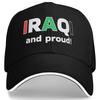 Iraq Flag Iraqi Casual Baseball Cap Proud Outdoor Sport Trucker Hat Spring SunProof UnisexTeens Yk Cute Baseball Caps