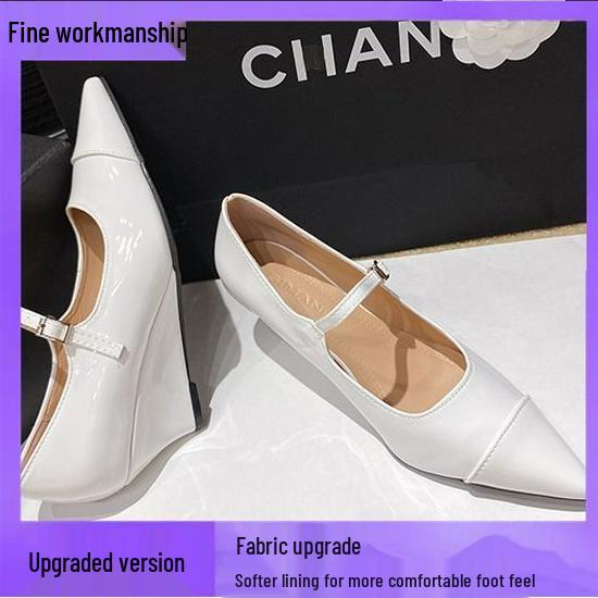 Women's 2025 Autumn/Winter French Wedge Heels - Sexy Royal Sister Style