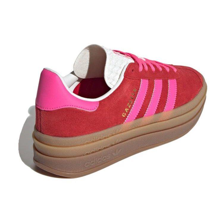 adidas Gazelle Bold Collegiate Red Lucid Pink Women Sneakers Core-White IH7496