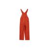 Levis SS23 Skate Series Solid Color Washed Distressed Overalls Men Overalls Orange A2092-0002