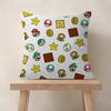Super Cute Style M-MarioS Maple Design Cushion Cover Happy Autumn Harvest Decor Holiday Decorati Pillow Cover