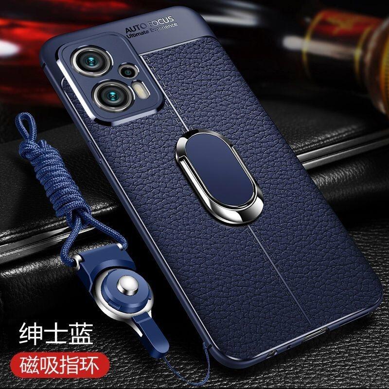 Magnetic Case For Xiaomi Poco F5 Pro X5 X4 GT Holder Ring Phone Back Cover Luxury TPU Soft Silicone Protection Shockproof Bumper