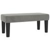 Vidaxl Letto Continentale Con Materasso, Grigio Chiaro, Velluto, 80X200 Cm