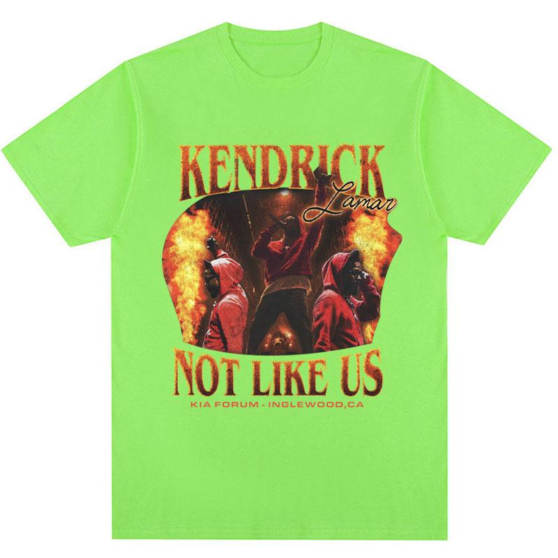 Kendrick Lamar Not Like Us Tshirt Fashion Unisex Unisex Harajuku Vintage Style Tshirt Cotton Oversized Hip Hop T Shirts Streetwear