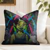 MMindless SSelf Indulgence Cushion Cover Eco Linen Pillow Case DoubleSided Print Breathable Durable Zipper Home Decor Gift