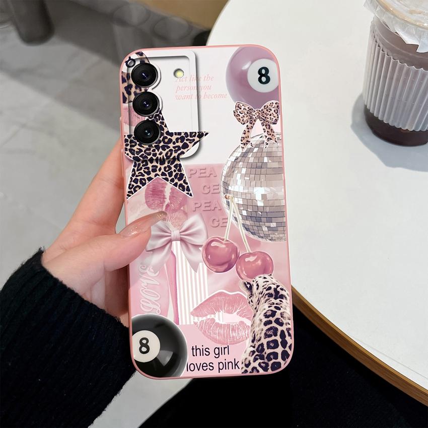 New Case For Samsung Galaxy S22 S21 S20 Ultra Plus FE Vibrant Cartoon Phone Shell Full Coverage Anti Fingerprint Soft Cover For Samsung Premium Bumper