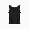 Damen Einfarbig Schmal Geschnitten Dünnes Trägertop Tanktop Sommer Oberbekleidung Innenoberteil