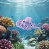 Jointed Body 3D Printed Octopusfish Octopusfish Figurine Poseable Tentacles  Tabletop Decoration