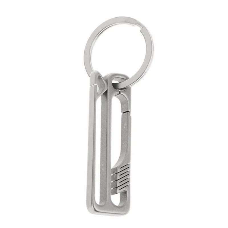 Metal Alloy Carabiner Keychains Clip Quick Releases Key Rings Small Carabiner Clip Waist Hanging Keychain Buckles