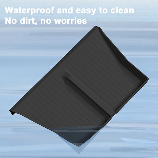 

2 шт., коврики для беспроводного зарядного устройства, износостойкие, водонепроницаемые, легко чистящиеся, многоразовые, автомобильные, на центральной консоли, внутренние противоскользящие защитные накладки