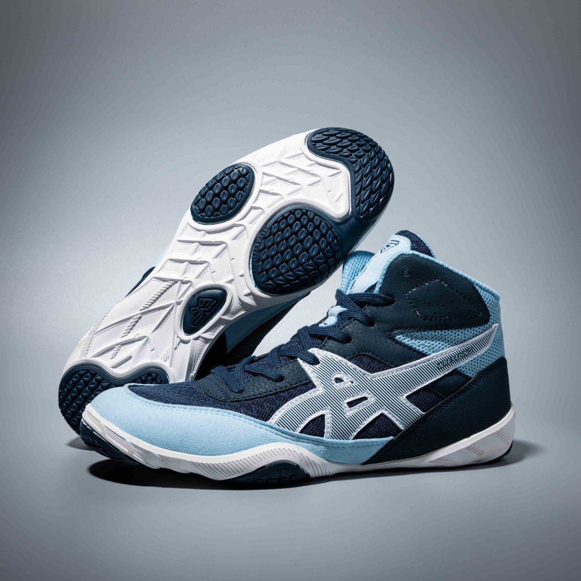 

2025 Мужские Женские Высокие Профессиональные Борцовки Размер 33-45 Легкие Боксерские Кроссовки Детские Тренировочные Ботинки для Зала Боевые Ботинки Черные Синие 30