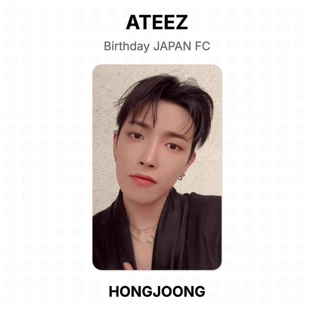 ATEEZ Birthday JAPAN FC Official Photocard