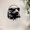 1pc Eagle Metal Wall Art, Weather-Resistant Wildlife Gift for Indoor Outdoor