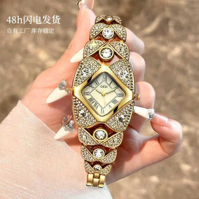 Goldie full diamond retro bracelet strap women's watch with diamond gypsy star waterproof quartz watch