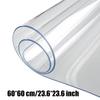 Clear Table Protector PVC Protective Pad 0.7mm Thick Desk Cover Protector For Kitchen Home Workplace Dressing Table Dining