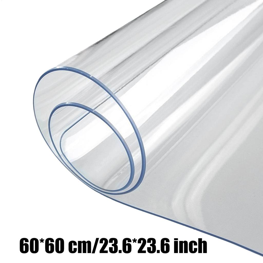 Clear Table Protector PVC Protective Pad 0.7mm Thick Desk Cover Protector For Kitchen Home Workplace Dressing Table Dining