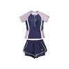 Xtep Women's Slimming Tummy Control Conservative Two-Piece Square-Leg Professional Training Swimwear for Spa Vacation Sports