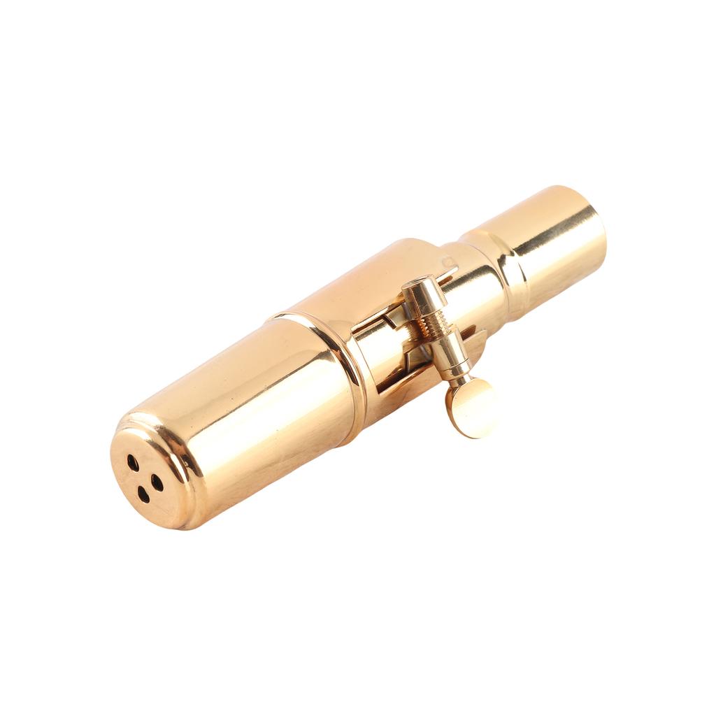 7C Tenor Saxophone Mouthpiece Musical Instrument Accessories Brass Material with  Cap Buckle Patch