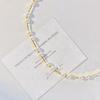 High Gloss High Quality Artificial Crystal Pearl Necklace Clavicle Chain